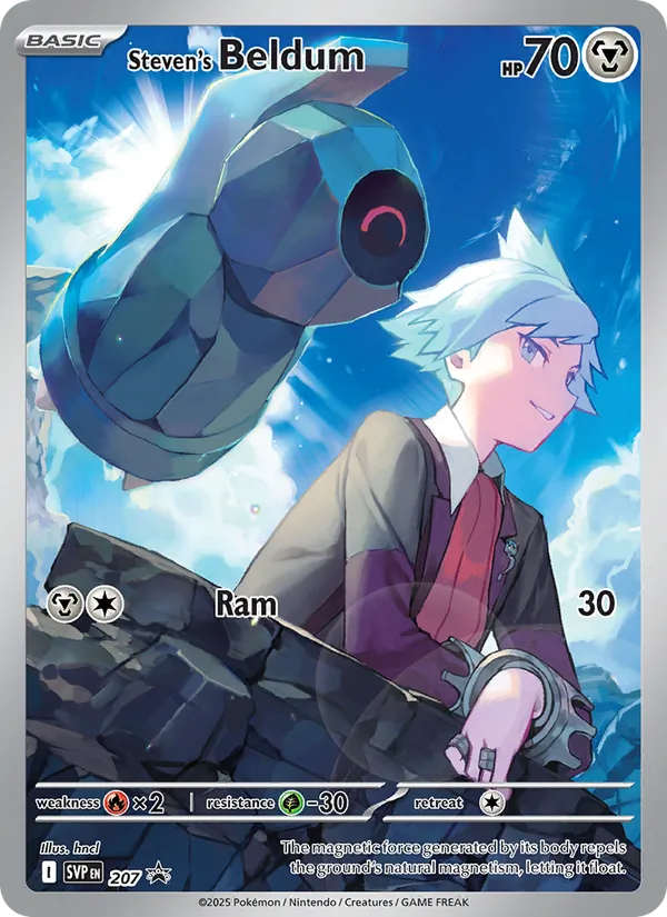 Steven's Beldum 207/225 SVP Black Star Promos