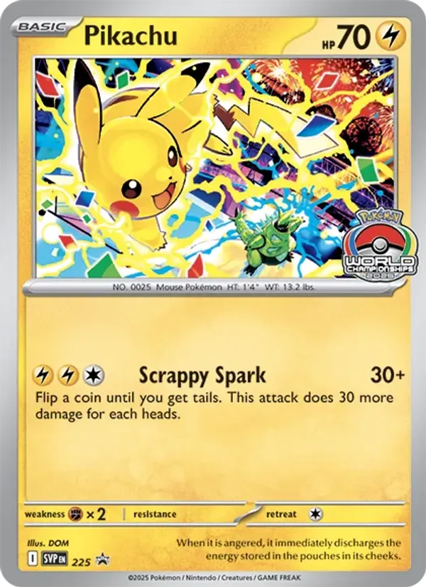 Pikachu 225/225 SVP Black Star Promos