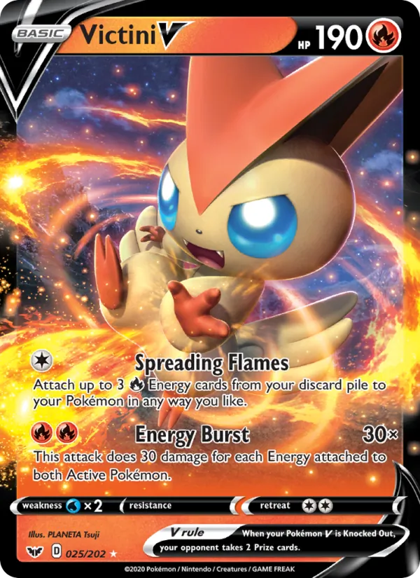 Victini V 25/202 Sword & Shield