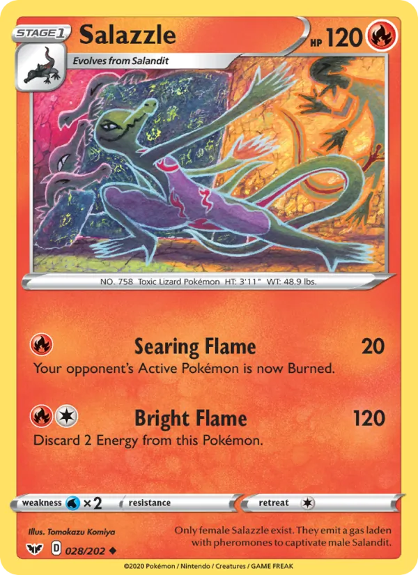 Salazzle 28/202 Sword & Shield
