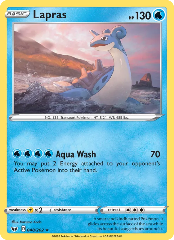 Lapras 48/202 Sword & Shield