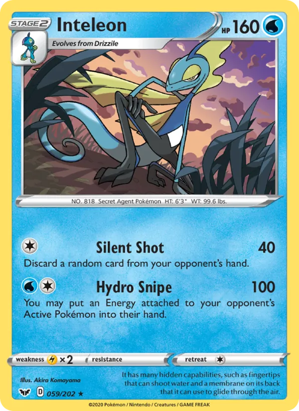 Inteleon 59/202 Sword & Shield