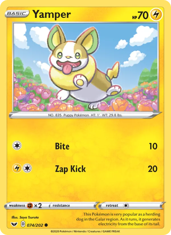 Yamper 74/202 Sword & Shield