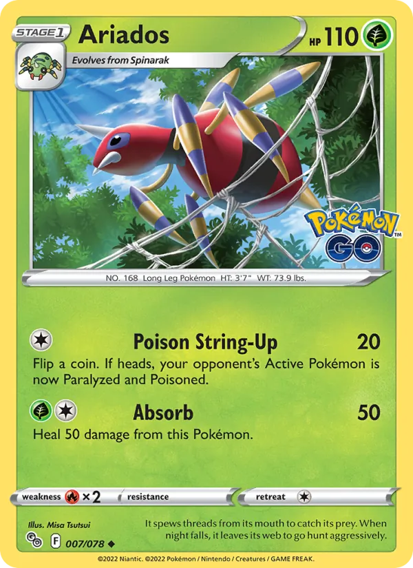 Ariados 007/78 Pokémon GO