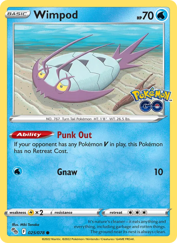 Wimpod 025/78 Pokémon GO