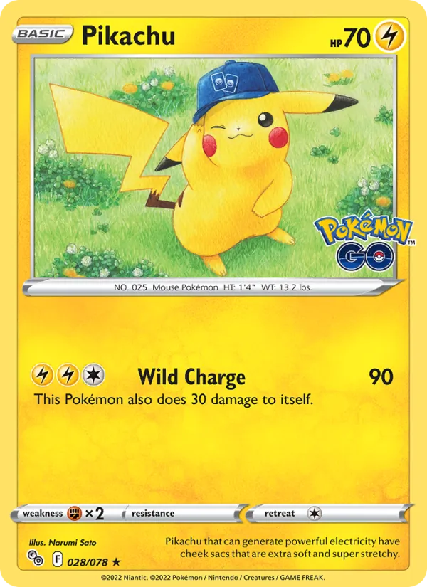 Pikachu 028/78 Pokémon GO