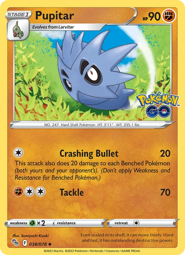 Pupitar 038/78 Pokémon GO
