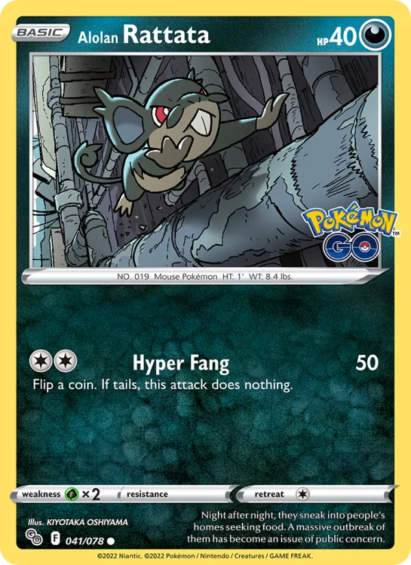 Alolan Rattata 041/78 Pokémon GO