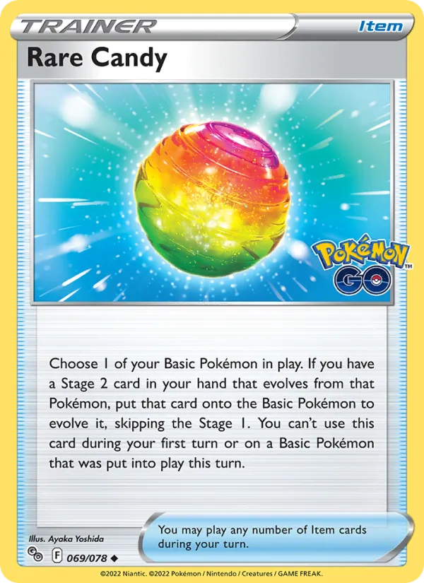 Rare Candy 069/78 Pokémon GO