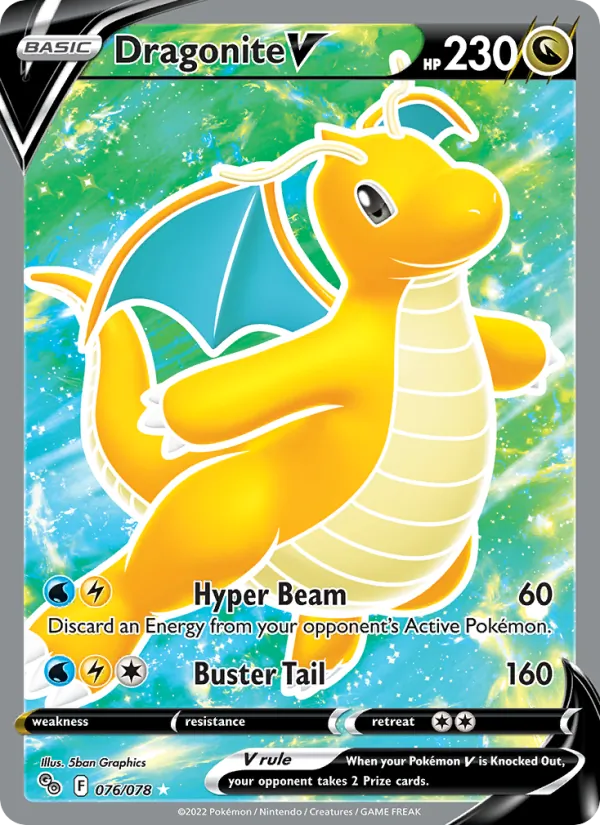 Dragonite V 076/78 Pokémon GO
