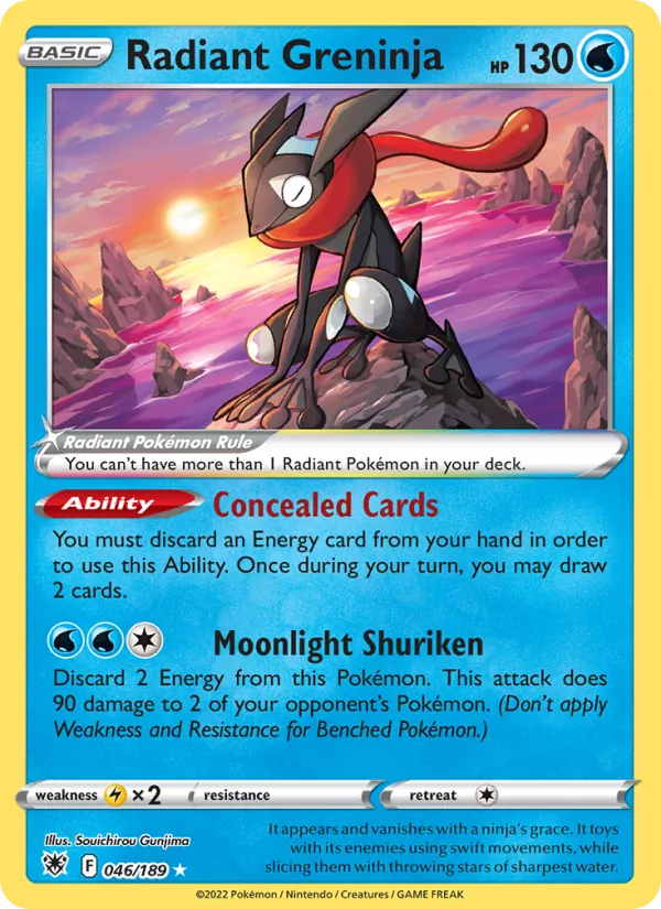 Radiant Greninja 046/189 Astral Radiance