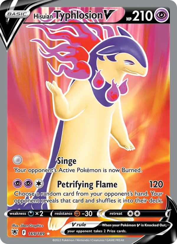 Hisuian Typhlosion V 169/189 Astral Radiance