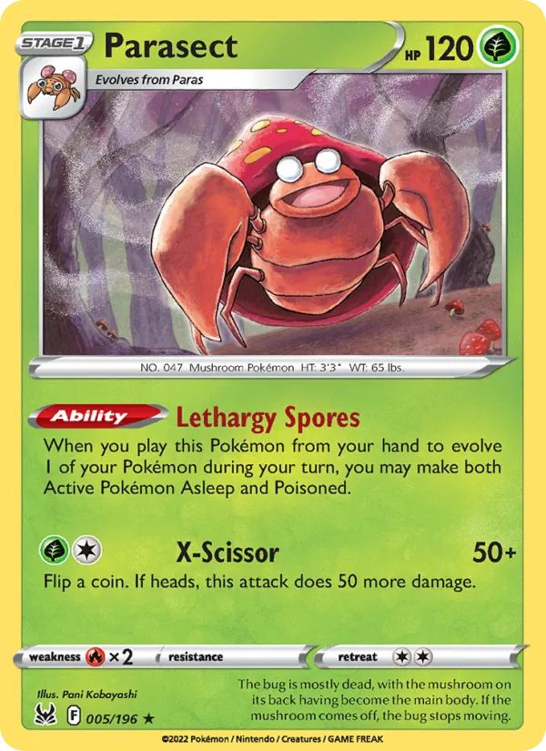 Parasect 005/196 Lost Origin