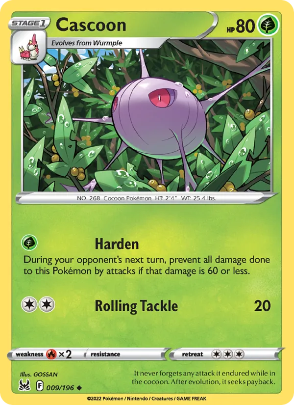 Cascoon 009/196 Lost Origin