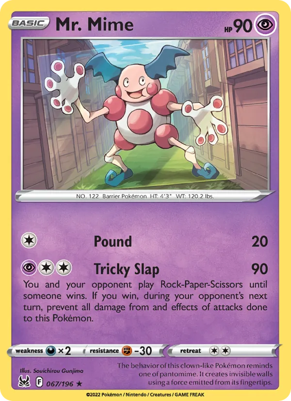 Mr. Mime 067/196 Lost Origin