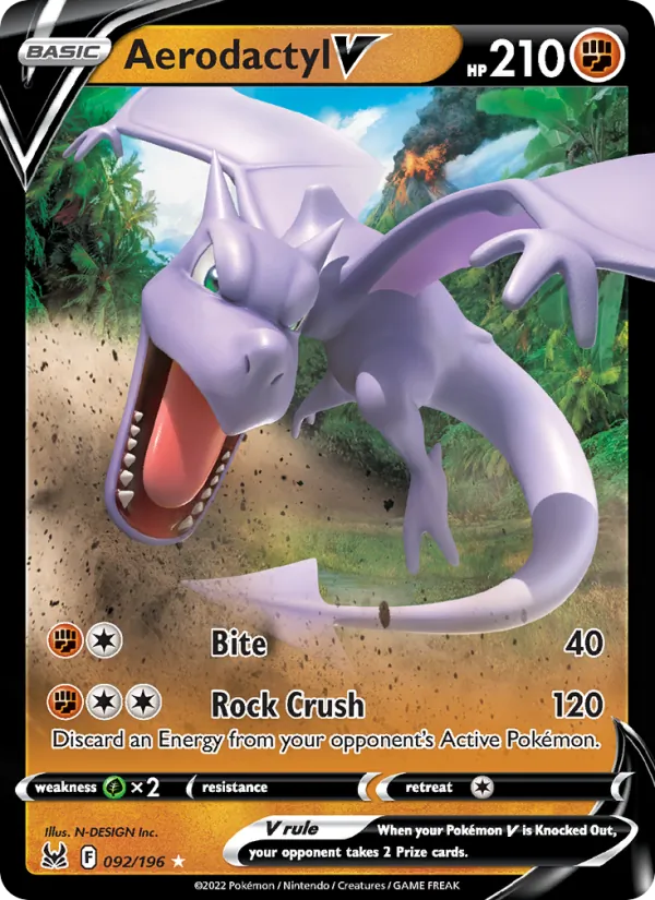 Aerodactyl V 092/196 Lost Origin