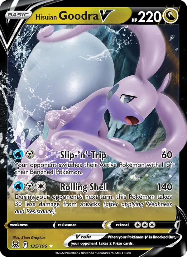 Hisuian Goodra V 135/196 Lost Origin