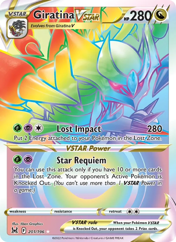 Giratina VSTAR 201/196 Lost Origin