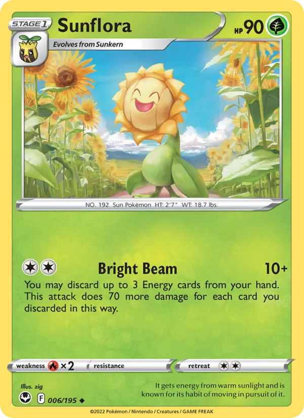 Sunflora 006/195 Silver Tempest