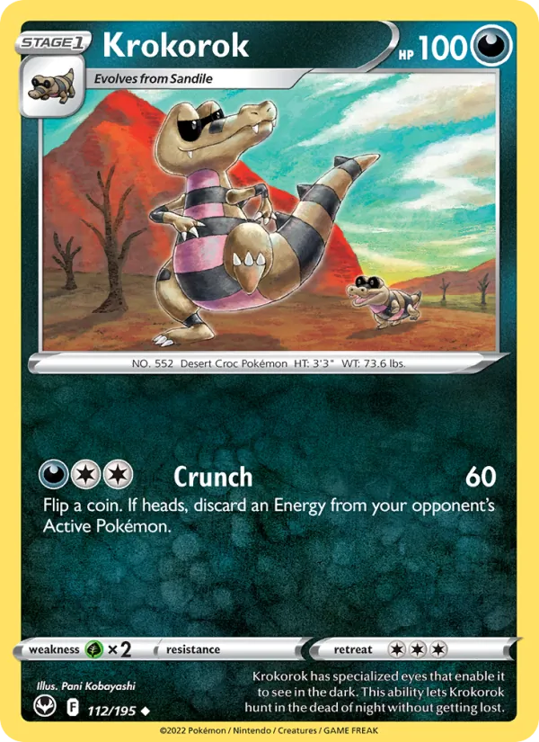Krokorok 112/195 Silver Tempest