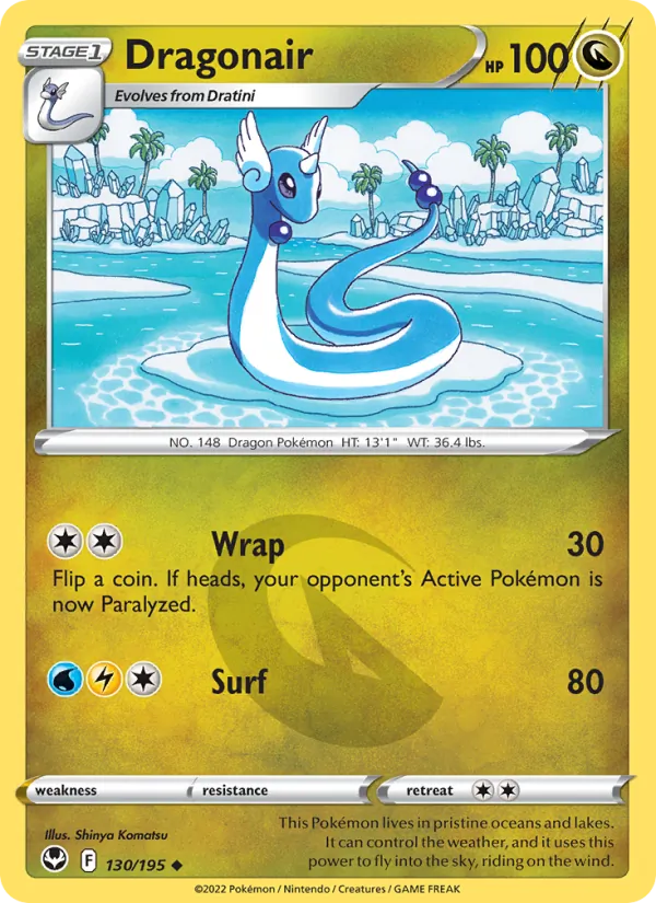 Dragonair 130/195 Silver Tempest