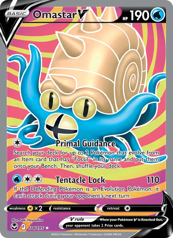 Omastar V 174/195 Silver Tempest