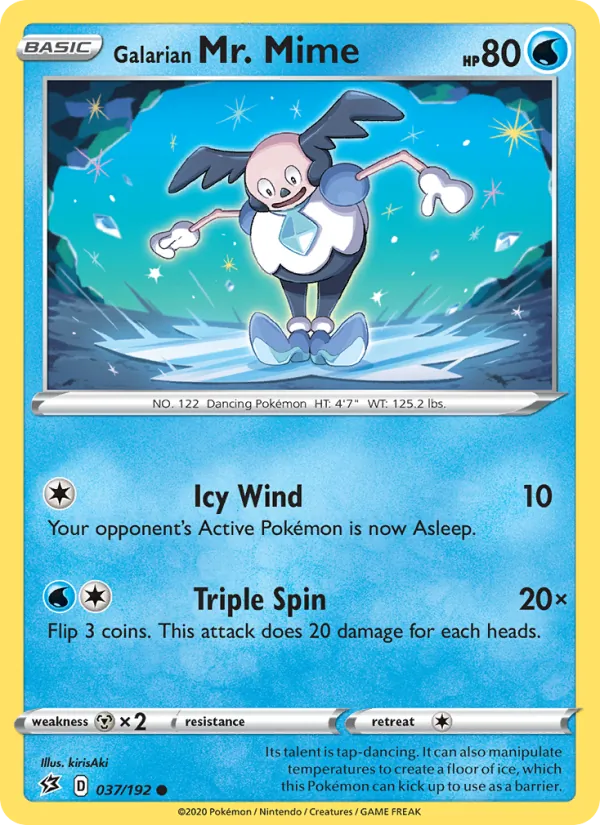 Galarian Mr. Mime 37/192 Rebel Clash