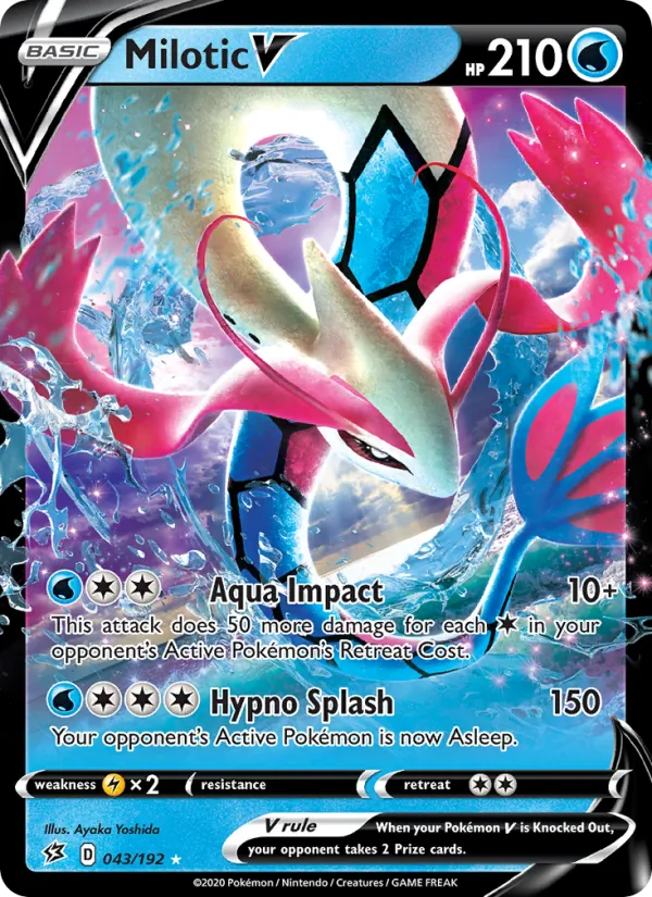 Milotic V 43/192 Rebel Clash