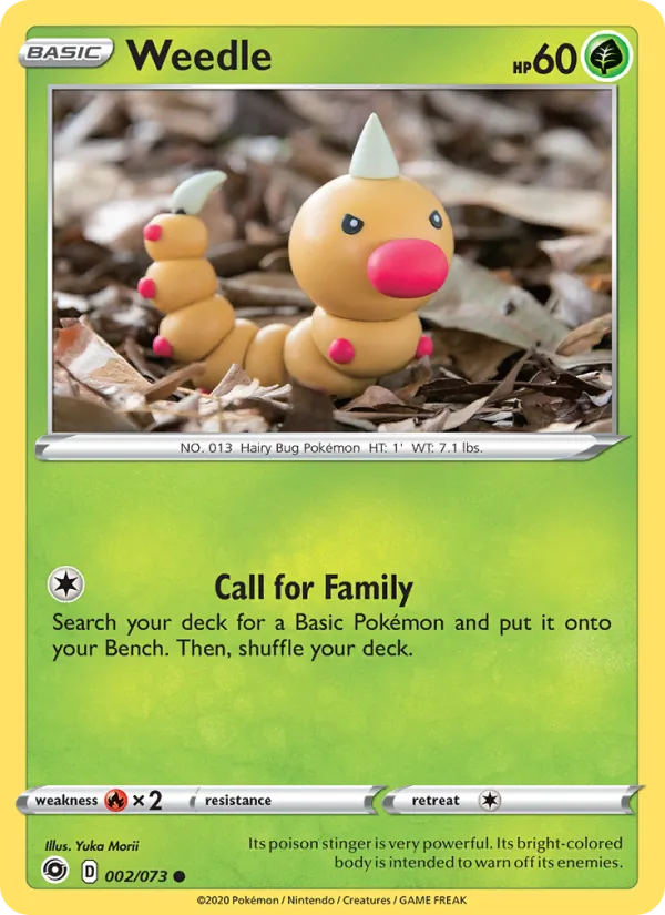 Weedle 2/73 Champion's Path
