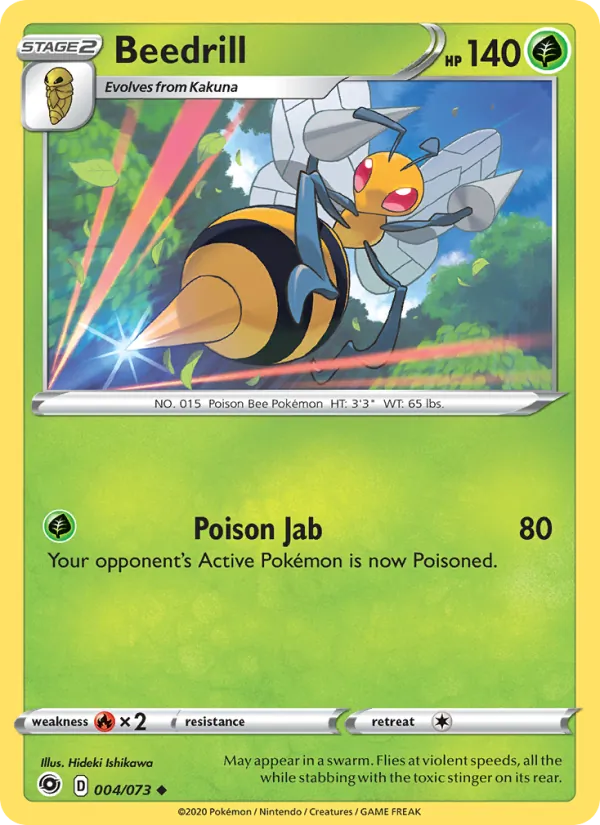 Beedrill 4/73 Champion's Path