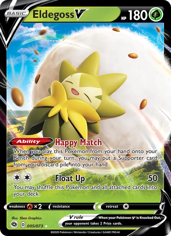 Eldegoss V 5/73 Champion's Path