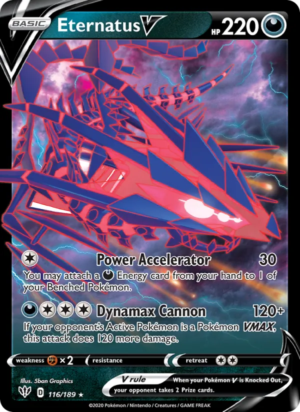 Eternatus V 116/189 Darkness Ablaze