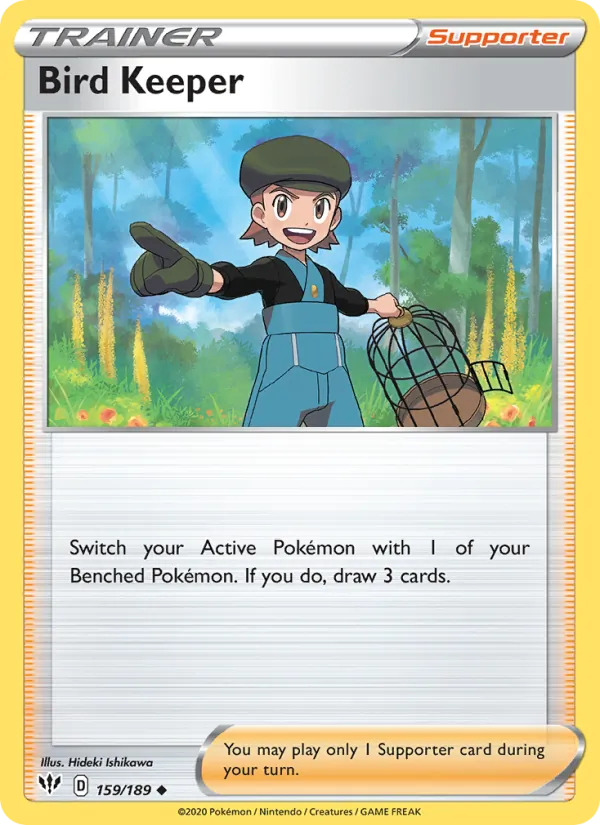 Bird Keeper 159/189 Darkness Ablaze