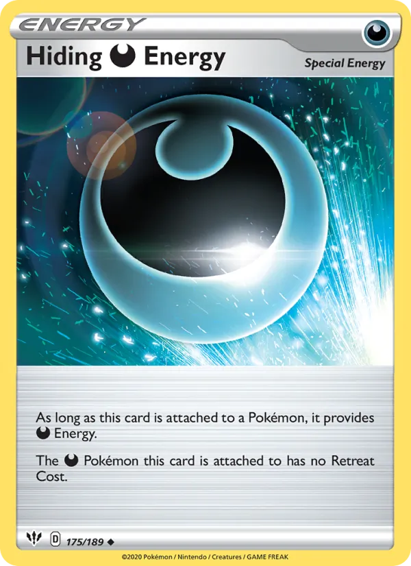 Hiding Darkness Energy 175/189 Darkness Ablaze