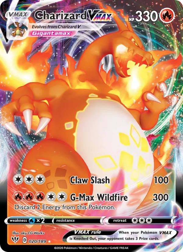 Charizard VMAX 20/189 Darkness Ablaze