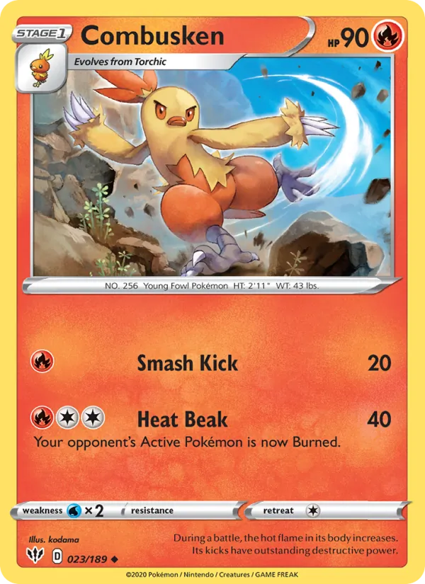 Combusken 23/189 Darkness Ablaze