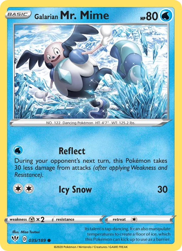 Galarian Mr. Mime 35/189 Darkness Ablaze