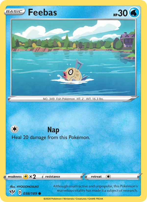 Feebas 38/189 Darkness Ablaze
