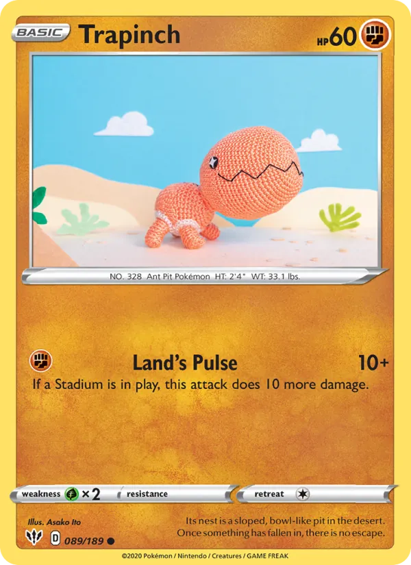 Trapinch 89/189 Darkness Ablaze