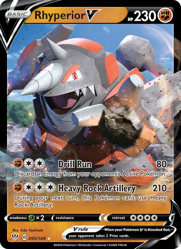 Rhyperior V 95/189 Darkness Ablaze