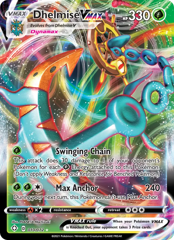 Dhelmise VMAX 10/72 Shining Fates