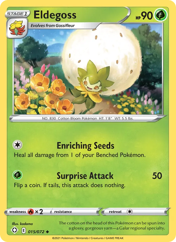 Eldegoss 15/72 Shining Fates