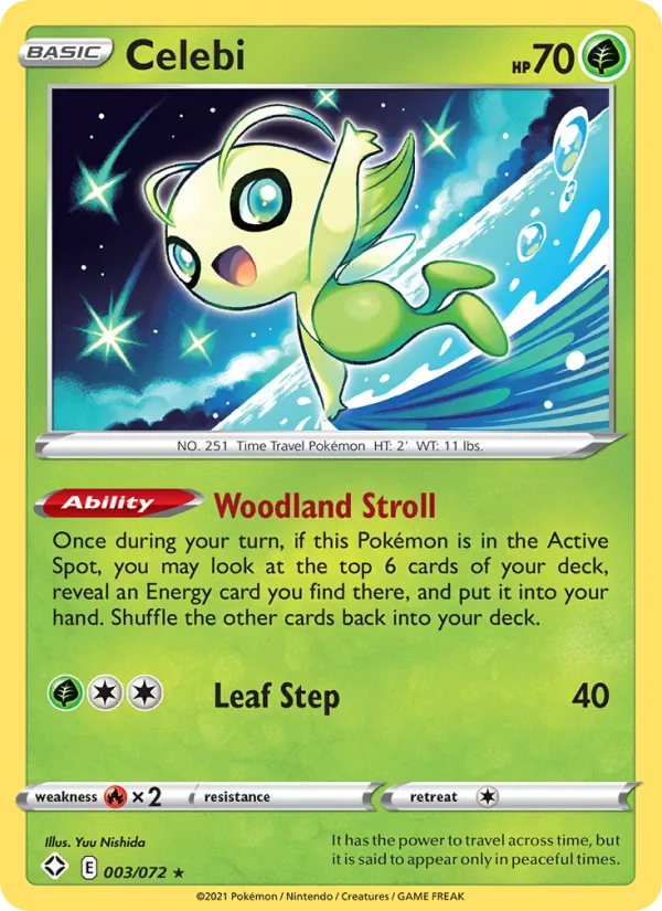 Celebi 3/72 Shining Fates