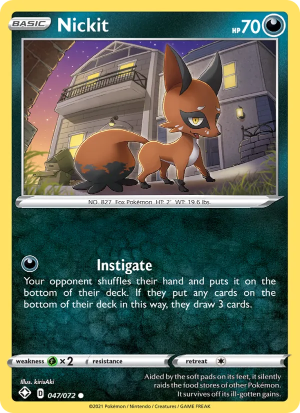 Nickit 47/72 Shining Fates