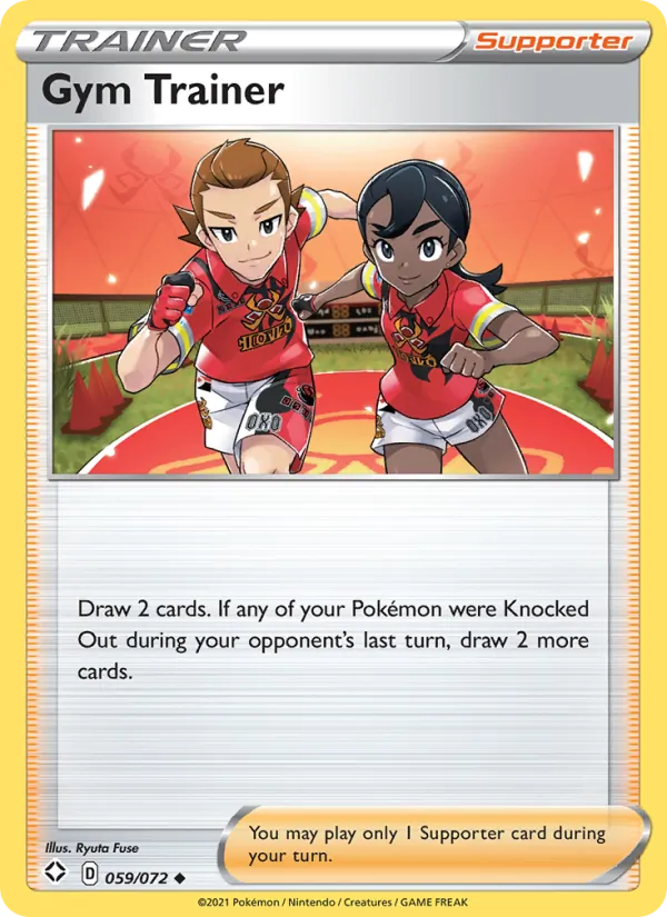 Gym Trainer 59/72 Shining Fates