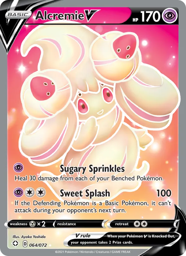 Alcremie V 64/72 Shining Fates