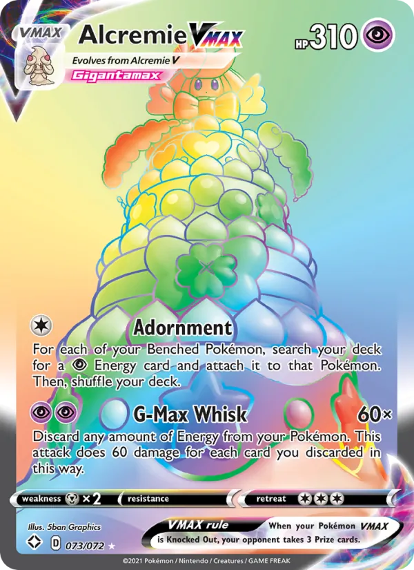 Alcremie VMAX 73/72 Shining Fates