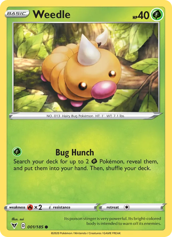 Weedle 1/185 Vivid Voltage