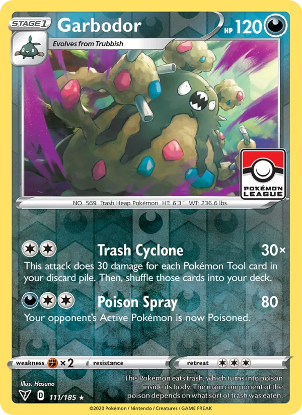 Garbodor 111/185 Vivid Voltage