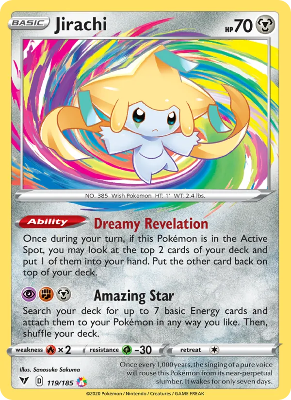 Jirachi 119/185 Vivid Voltage